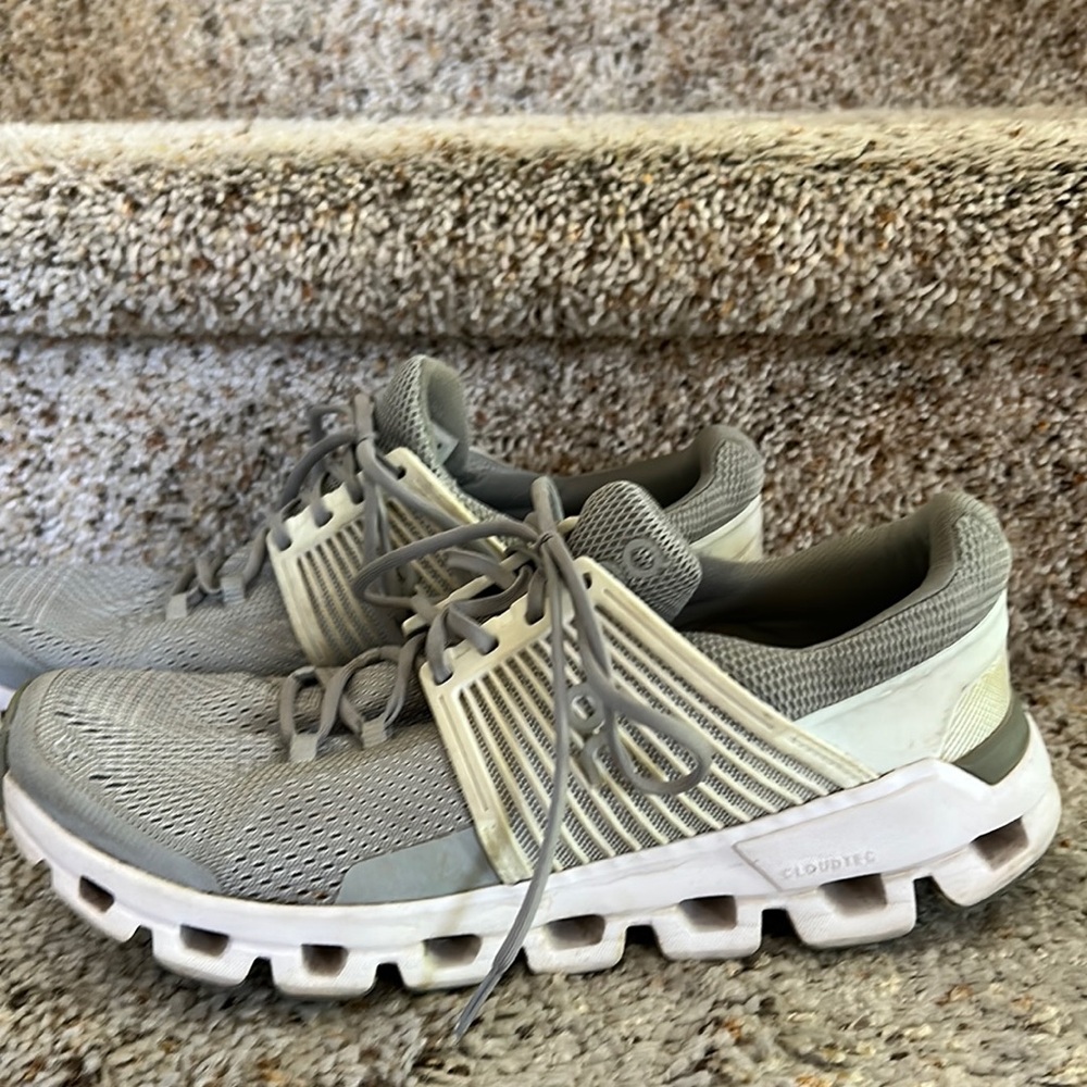 On cloud shoes